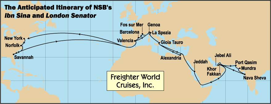 NSB Ibn Sina US East Coast to India
